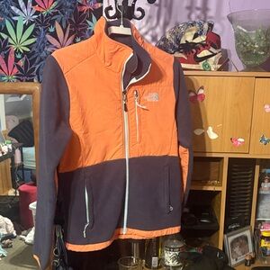 The North Face Women’s Vibrant Orange and Dark Gray Jacket